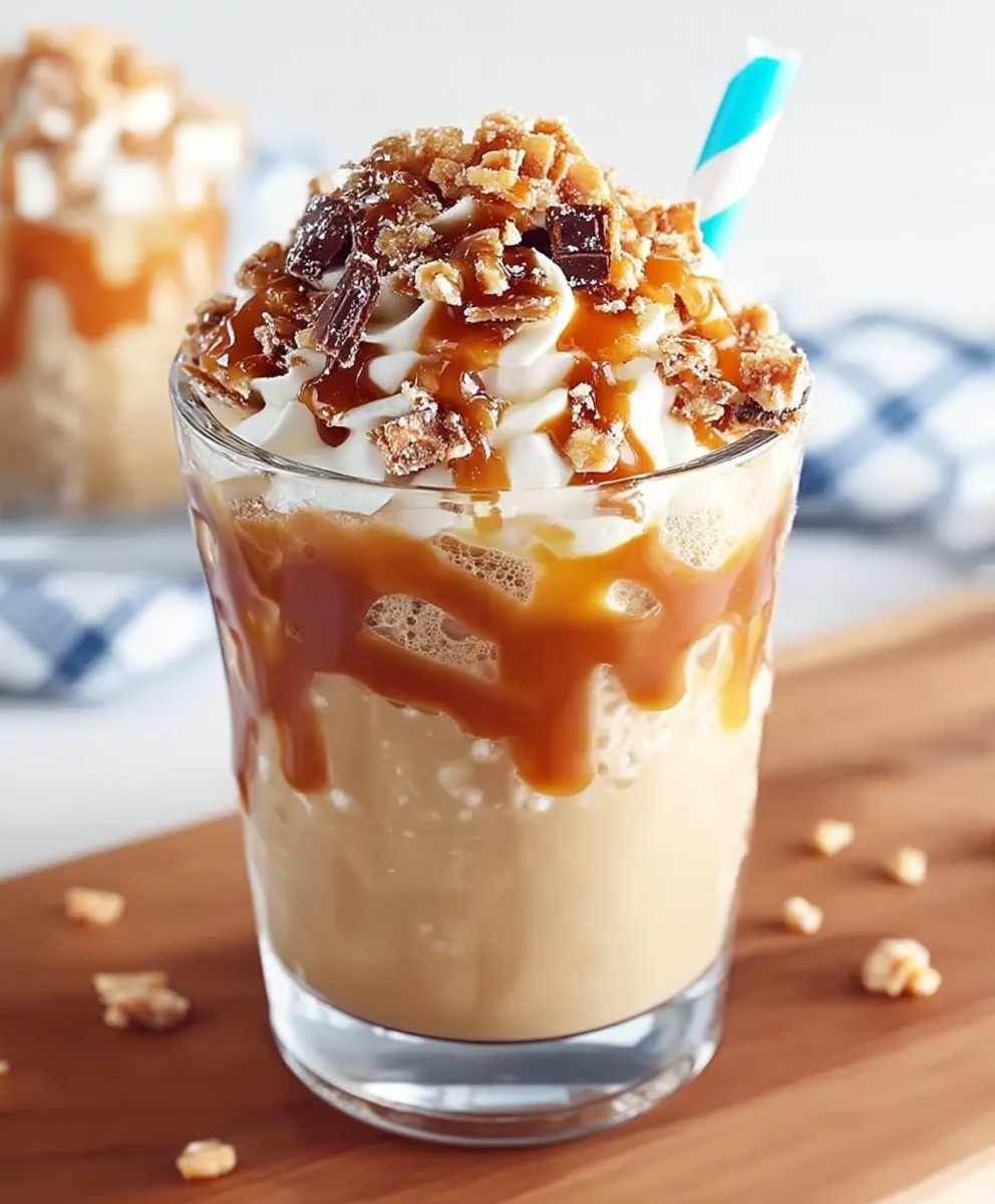 Caramel Ribbon Crunch Frappuccino