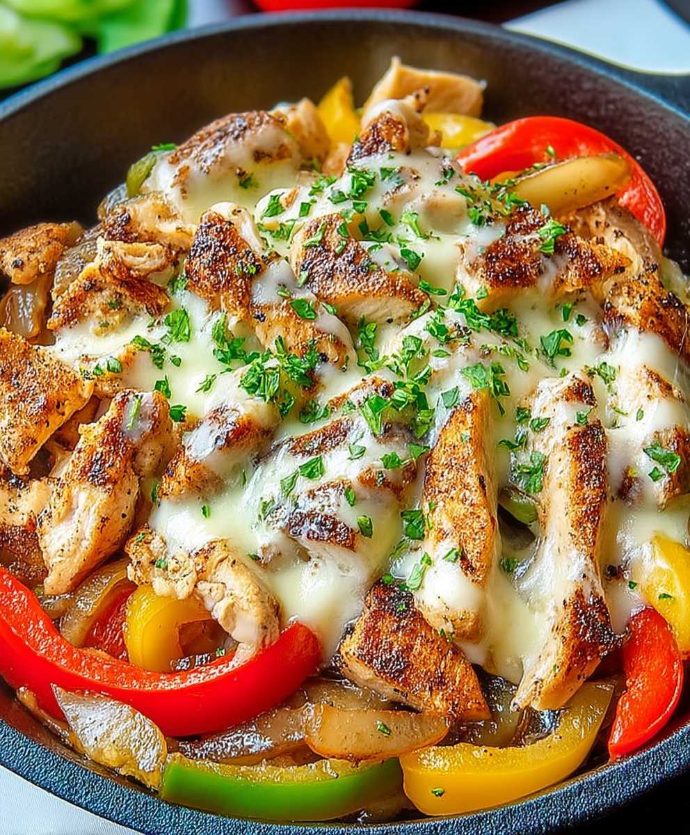 Chicken Cheesesteak Skillet