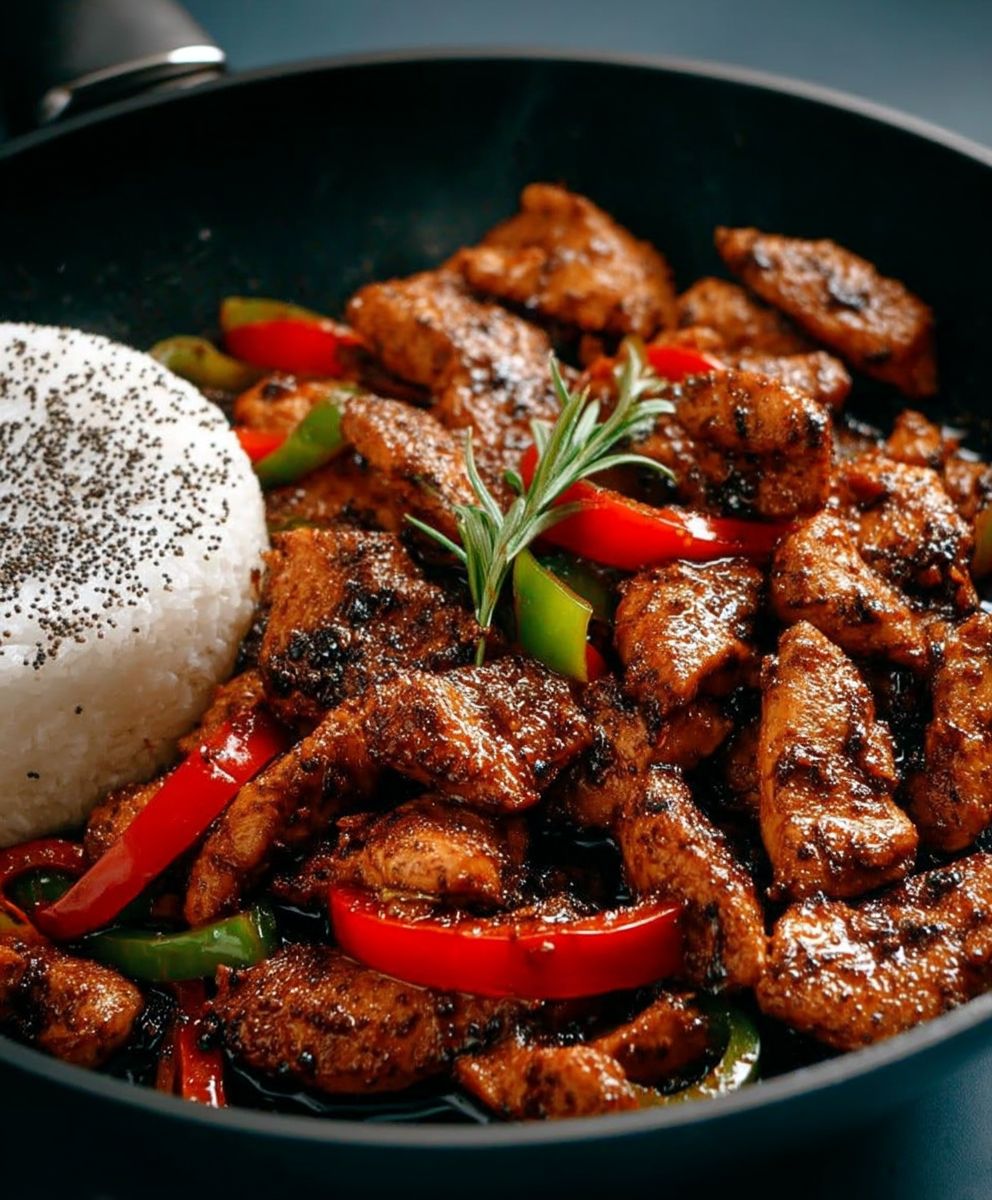 Black pepper chicken
