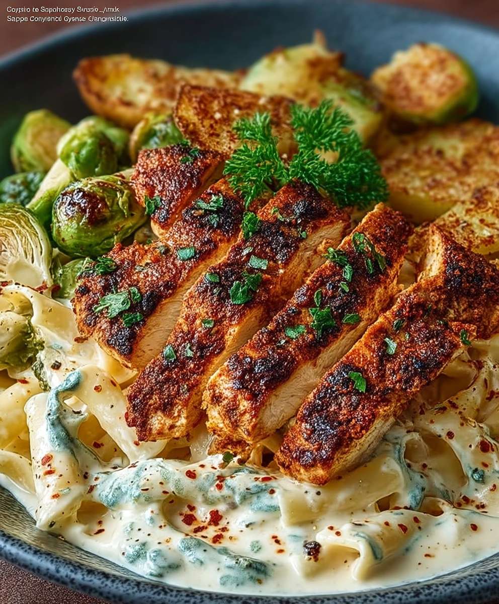 Smoked Paprika Chicken Alfredo