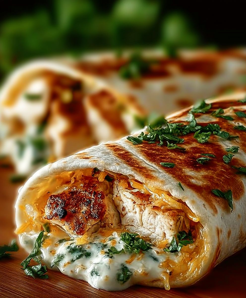 Cheesy Chicken Wrap