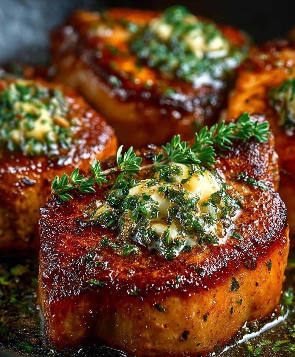 Garlic Butter Pork Chops