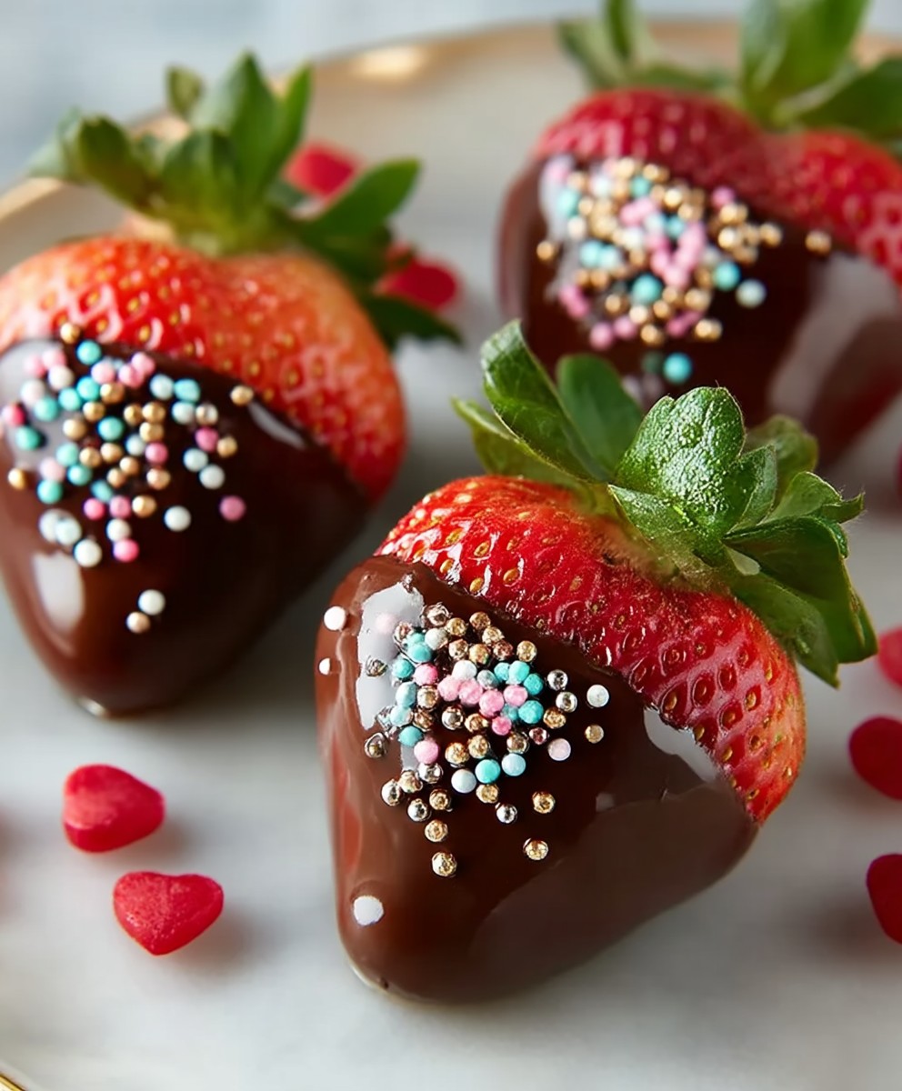 Chocolate Covered Strawberries Valentine