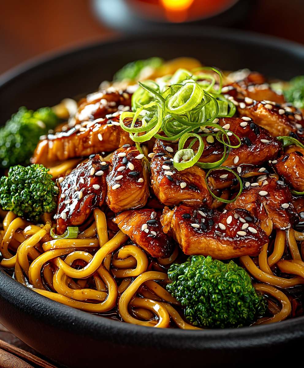 Chicken Teriyaki Noodles