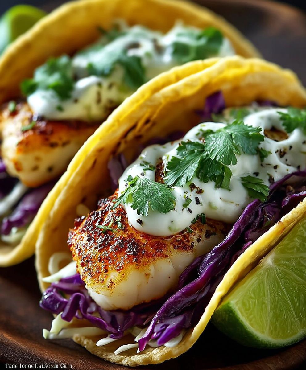 Fish Tacos Cabbage Slaw