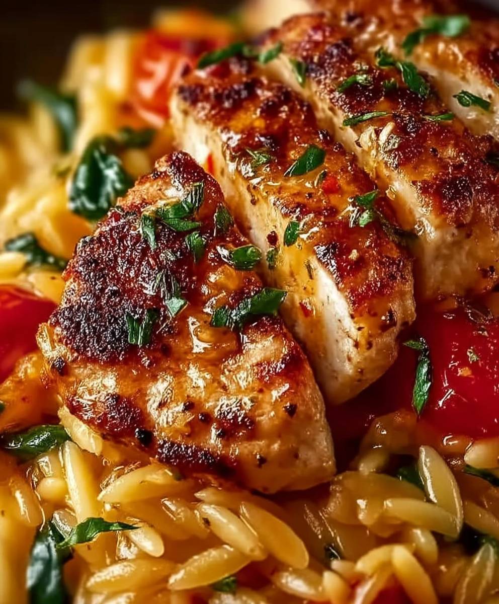 Cajun Chicken Orzo