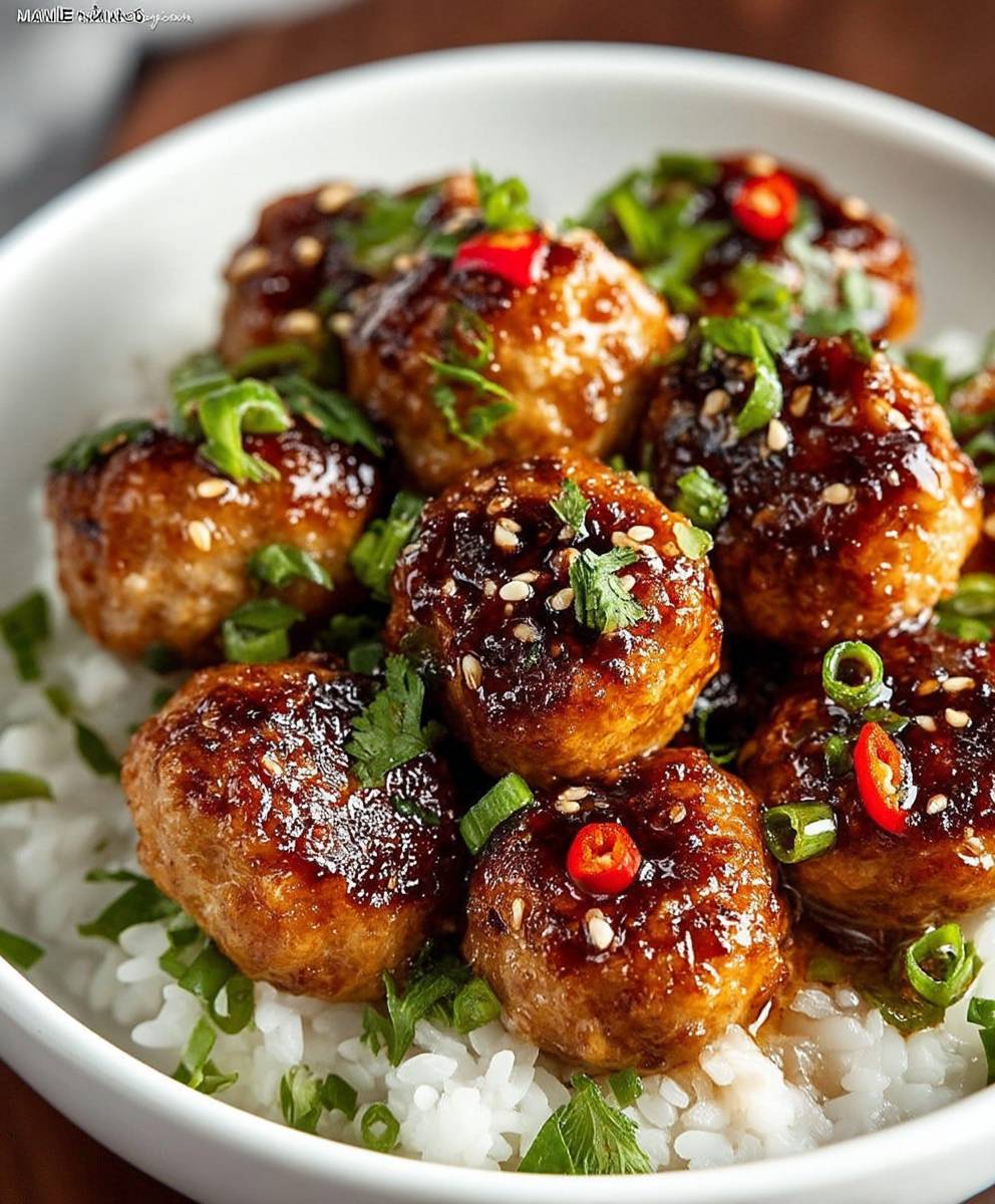 Asian Chicken Meatballs