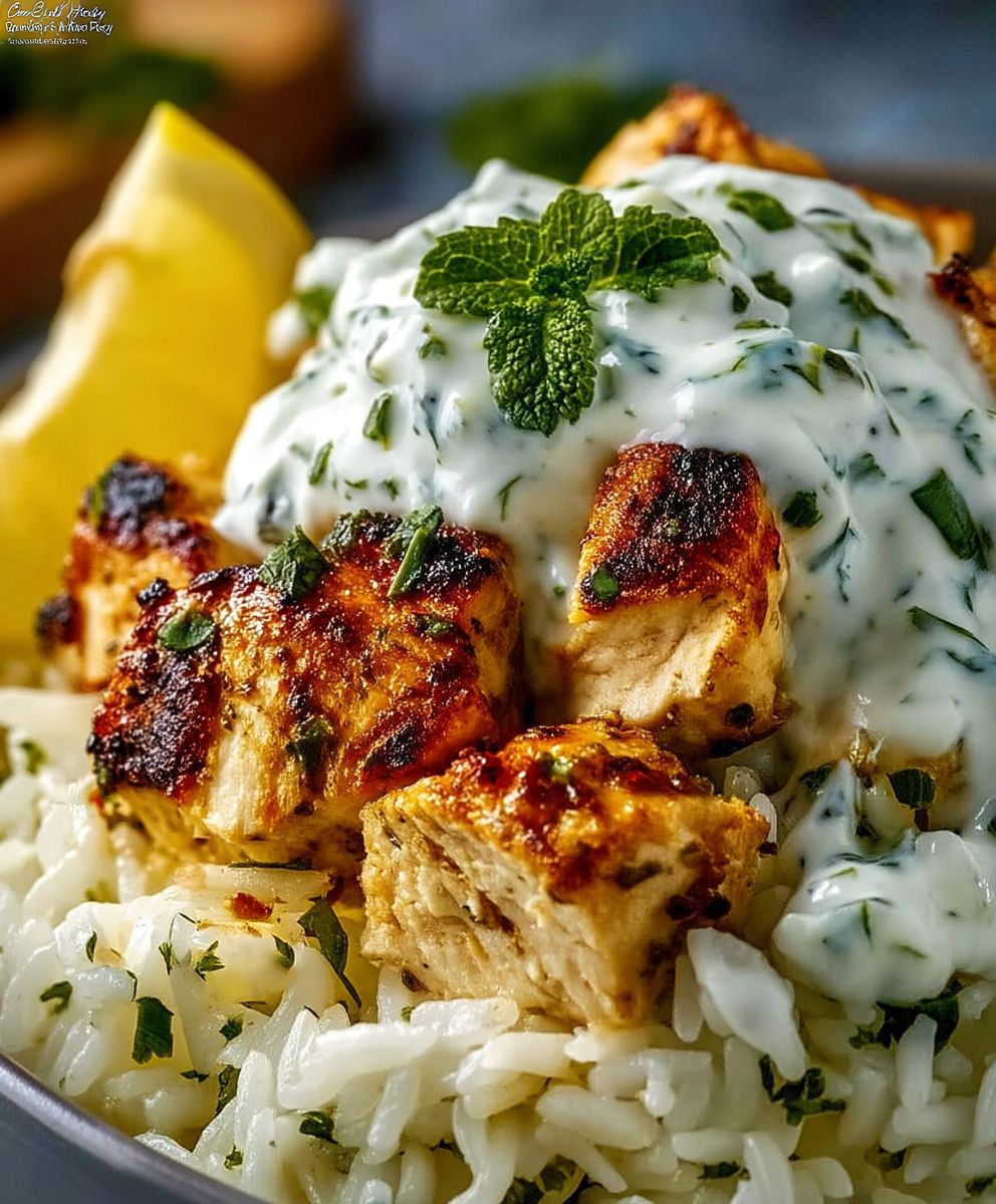 Chicken Tzatziki Rice Bake