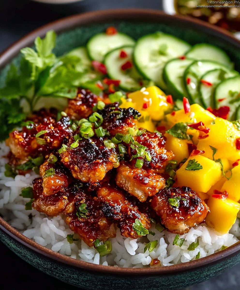 Chili Crisp Chicken Bowl