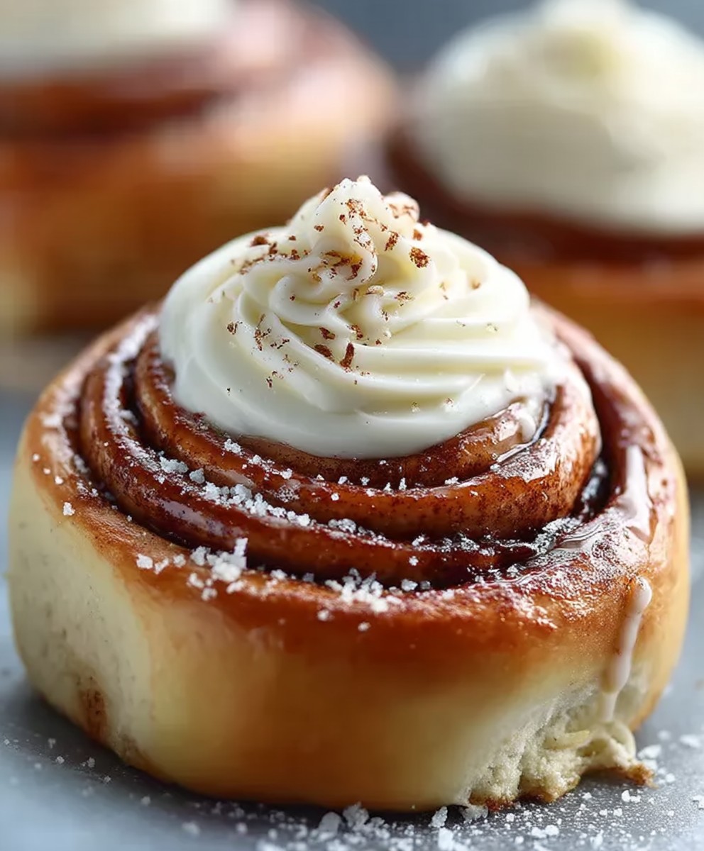 Cream Cheese Frosting Cinnamon Rolls