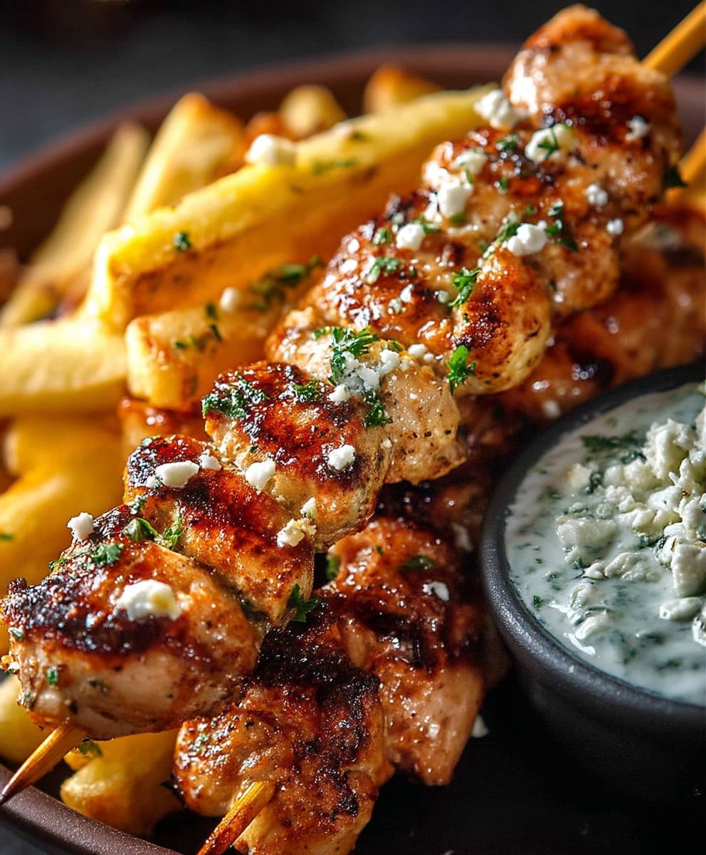 Chicken Tzatziki Skewers