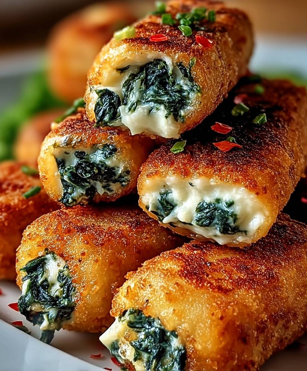 Spinach Cheese Croquettes