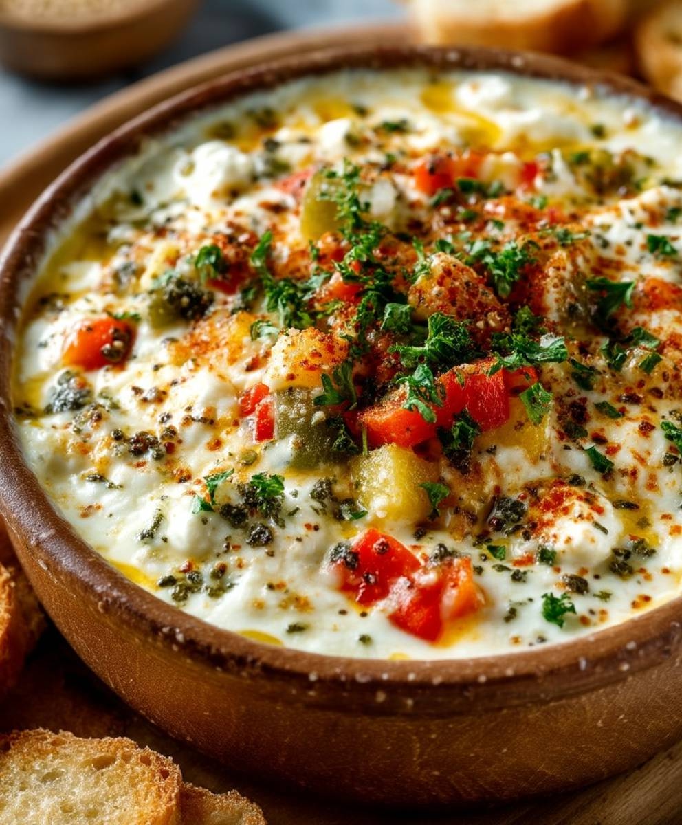High Protein Giardiniera Dip