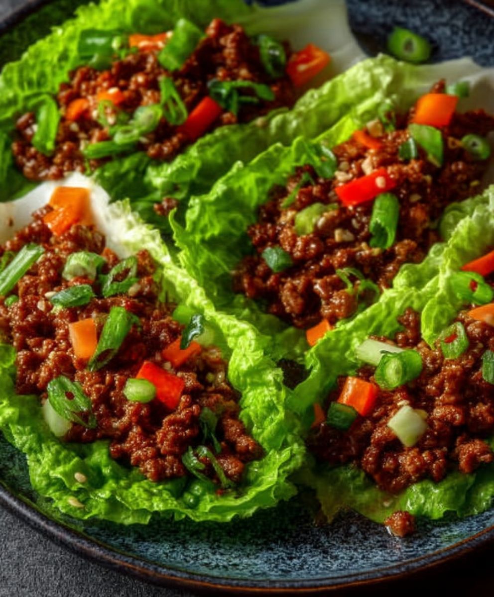 Ground Beef Lettuce Wraps
