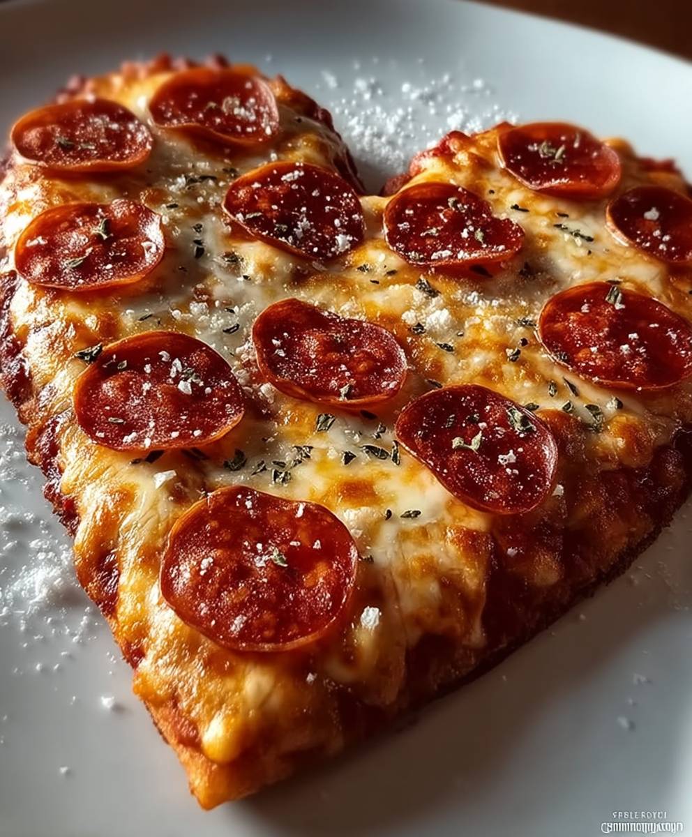Heart Shaped Pizza