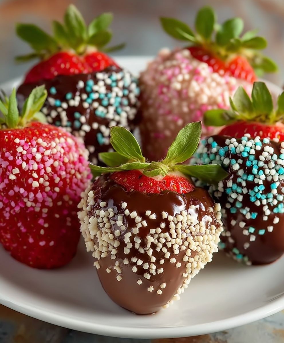 Chocolate Covered Strawberries Toppings