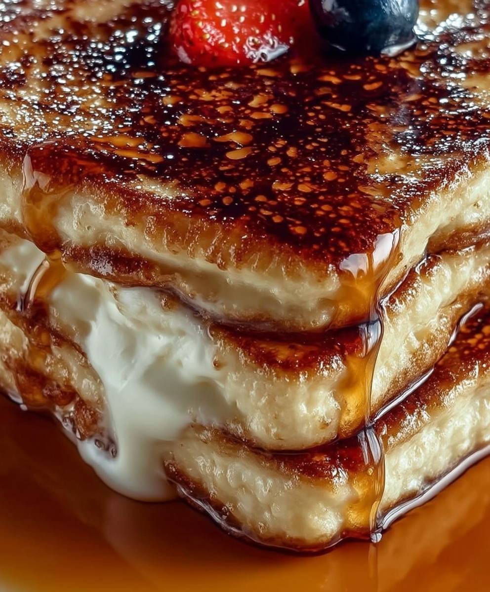 Creme brulee french toast