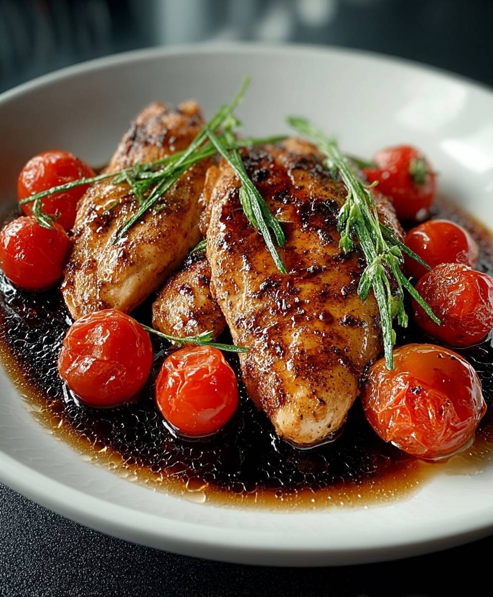 Balsamic Chicken Tomatoes