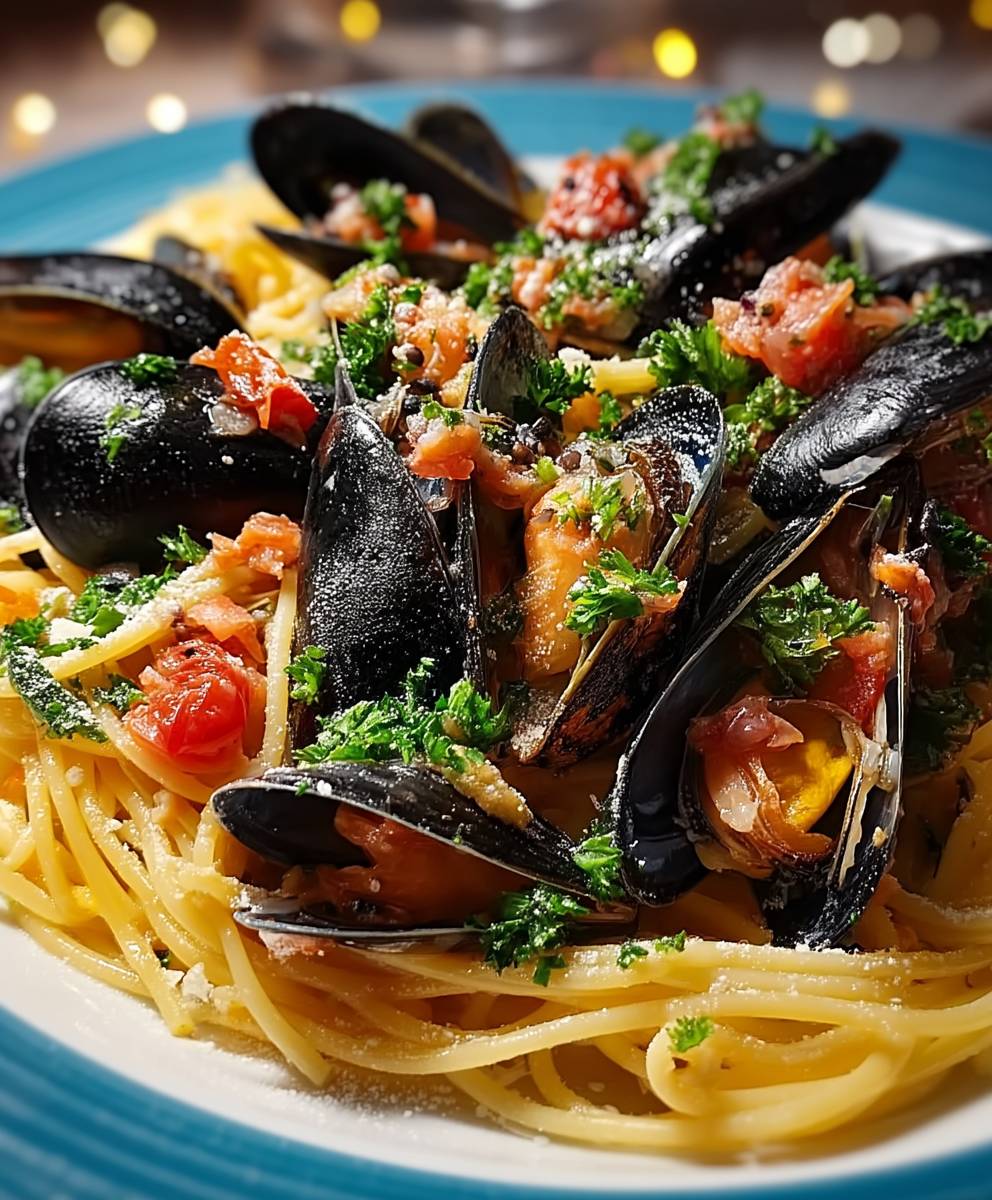 Speedy Mussels Pasta