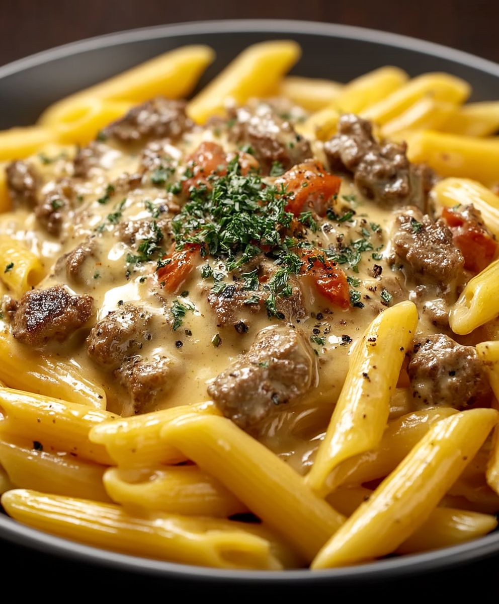 Velveeta Beef Stroganoff Pasta