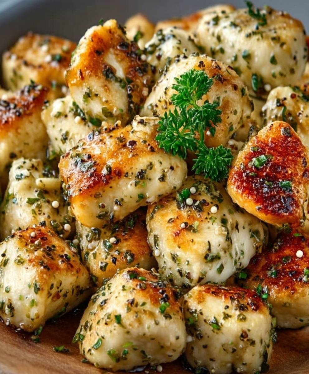 Garlic Herbed Chicken Bites