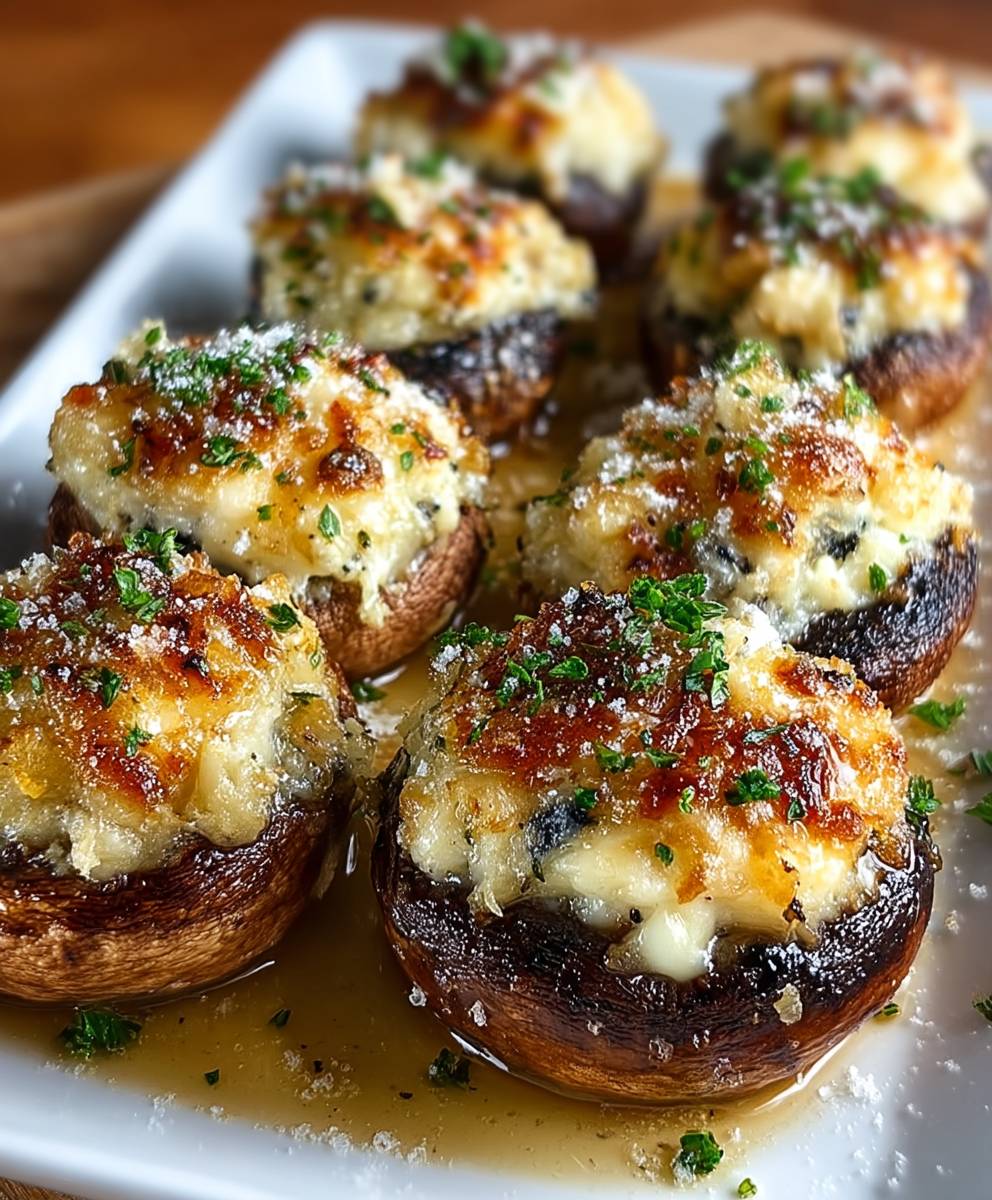 Stuffed Mushrooms with Gruyere