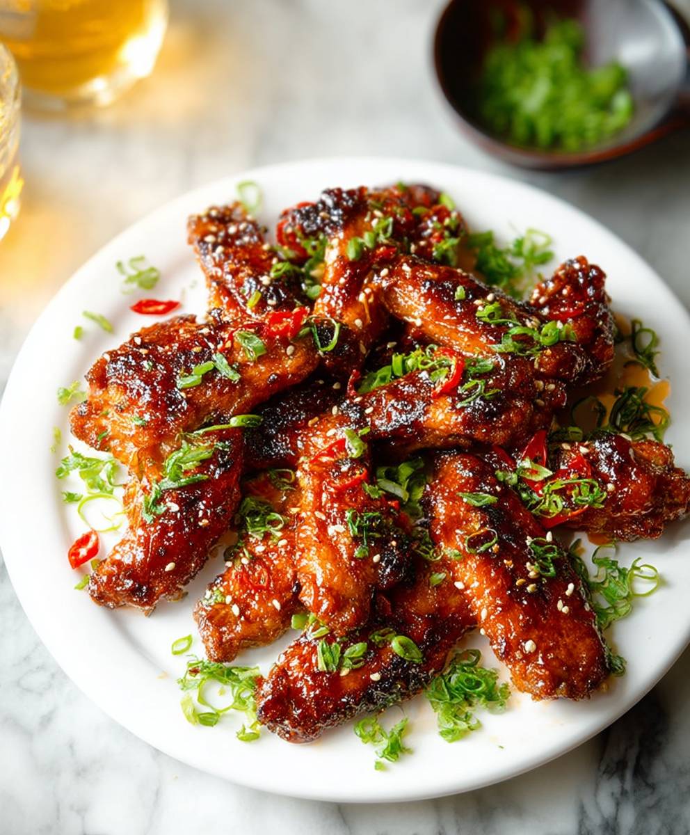 Sticky Asian Chicken Wings