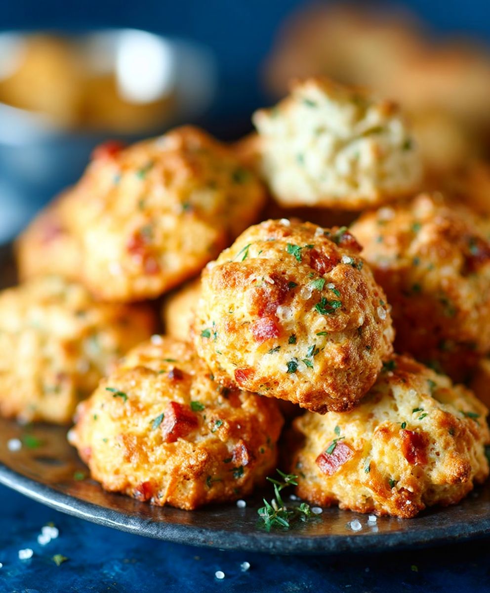 Ham and Cheese Biscuits