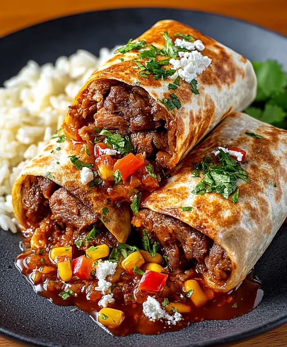 Chile Colorado Burrito
