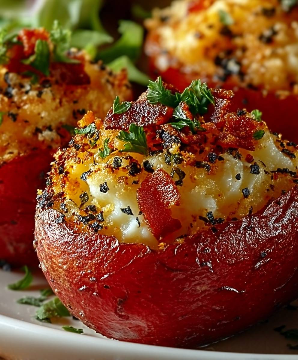 Stuffed Red Bliss Potatoes
