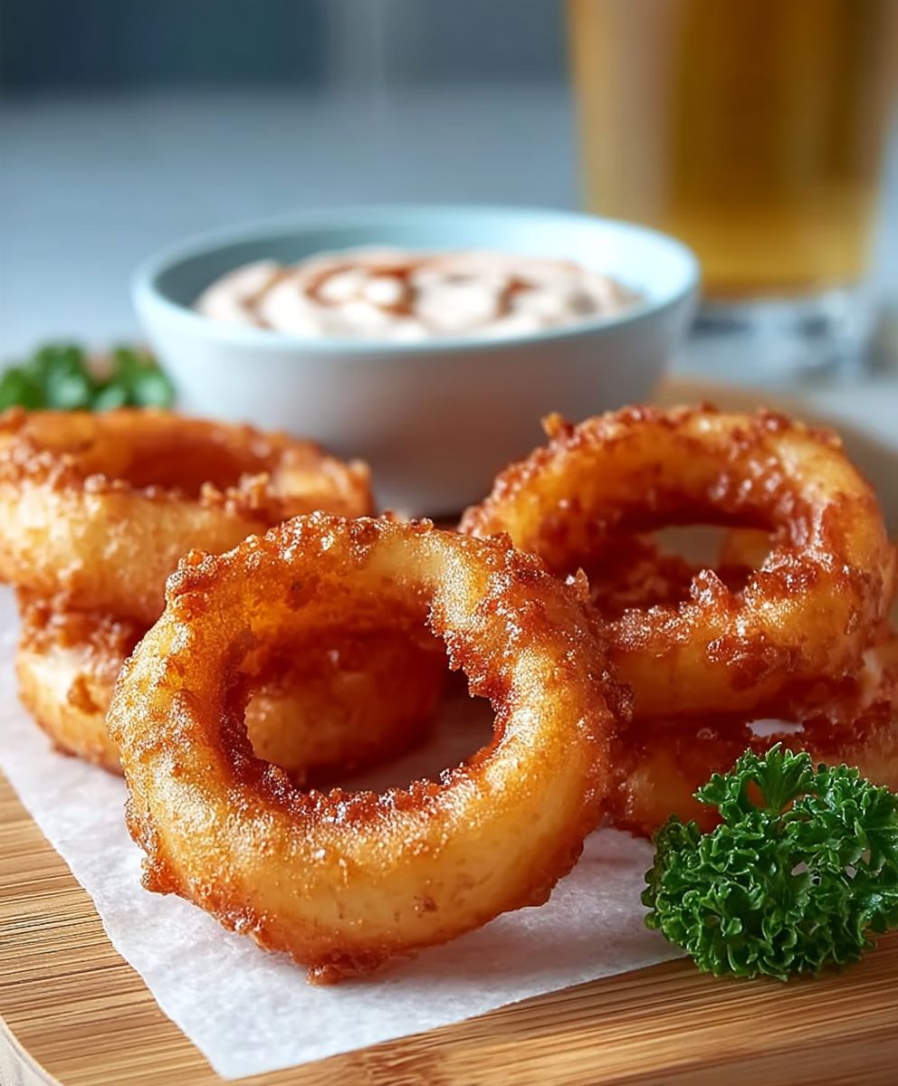 Beer Battered Onion Rings