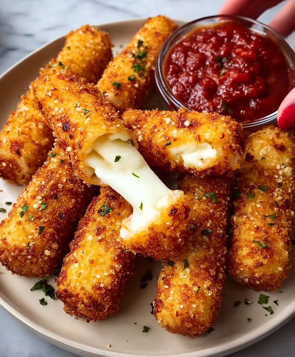 Mozzarella Sticks Homemade