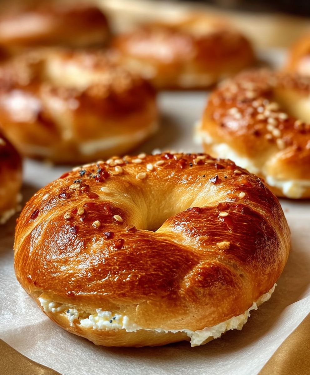 Overnight Sourdough Bagel
