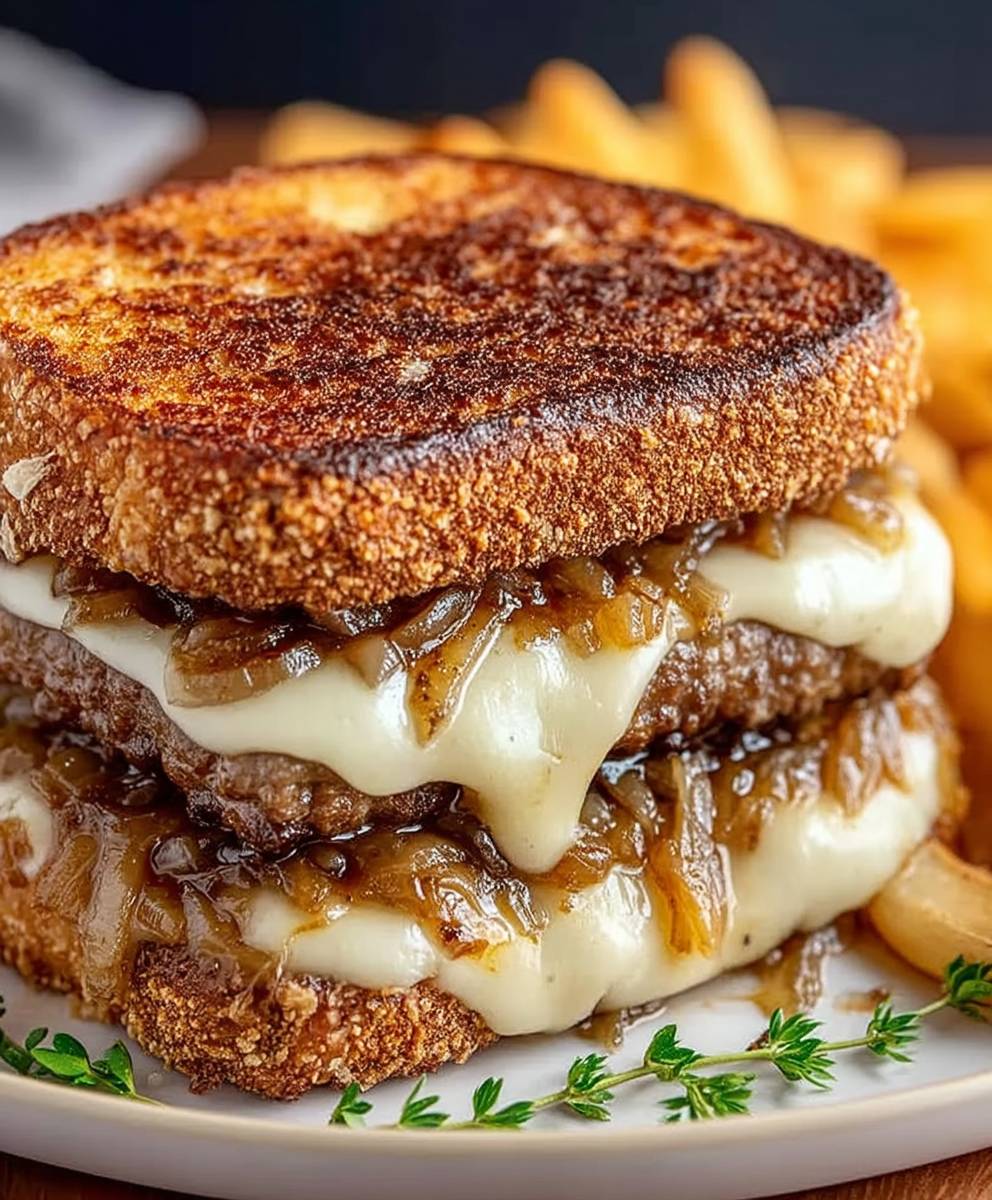 French Onion Patty Melt