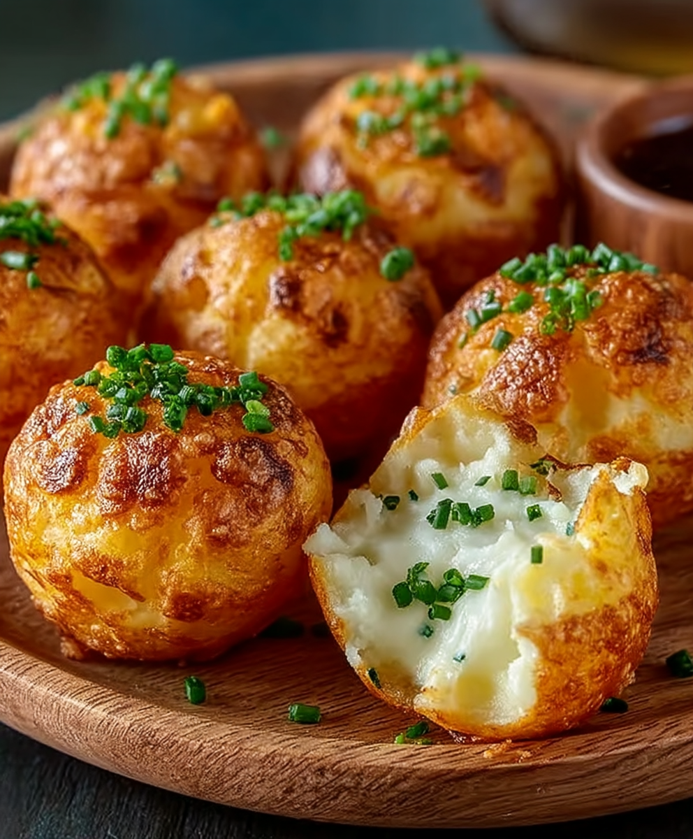 Mashed Potato Cheese Puffs