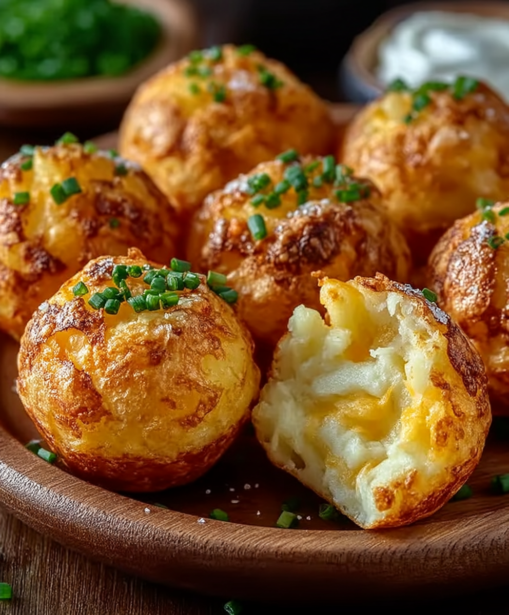Mashed Potato Cheese Puffs