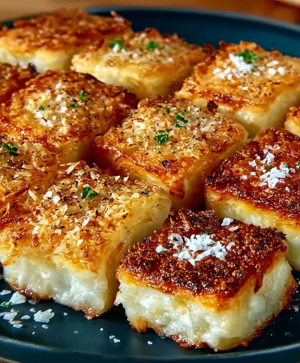 Parmesan Onion Squares