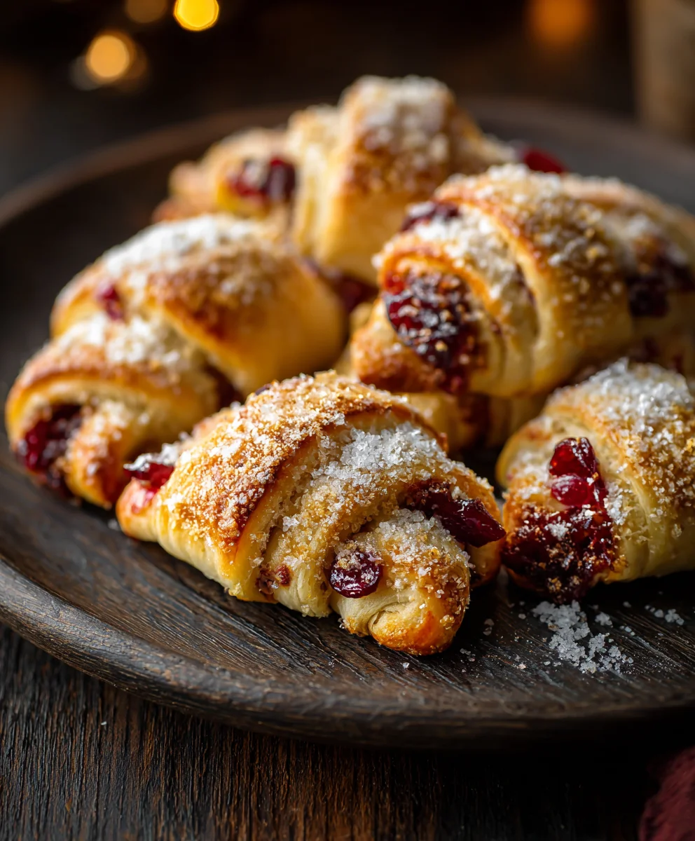 Delicious Cranberry Orange Rugelach Recipe - Easy & Sweet!
