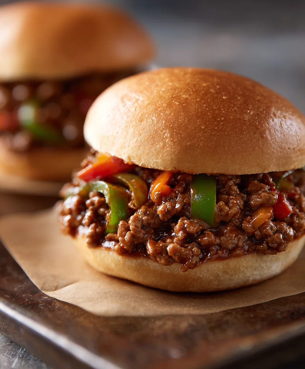 Philly Cheesesteak Sloppy Joes: Easy & Cheesy Meal!