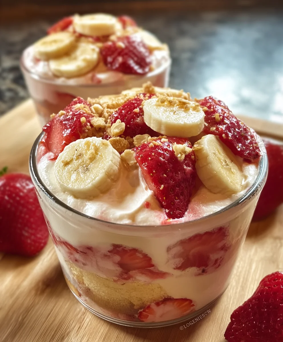 Irresistible Strawberry Cheesecake Banana Pudding Recipe