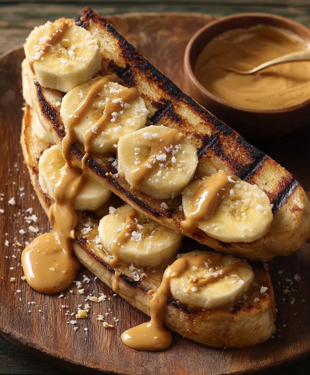 Grilled Peanut Butter Banana: Warm, Gooey Sweet Treat!