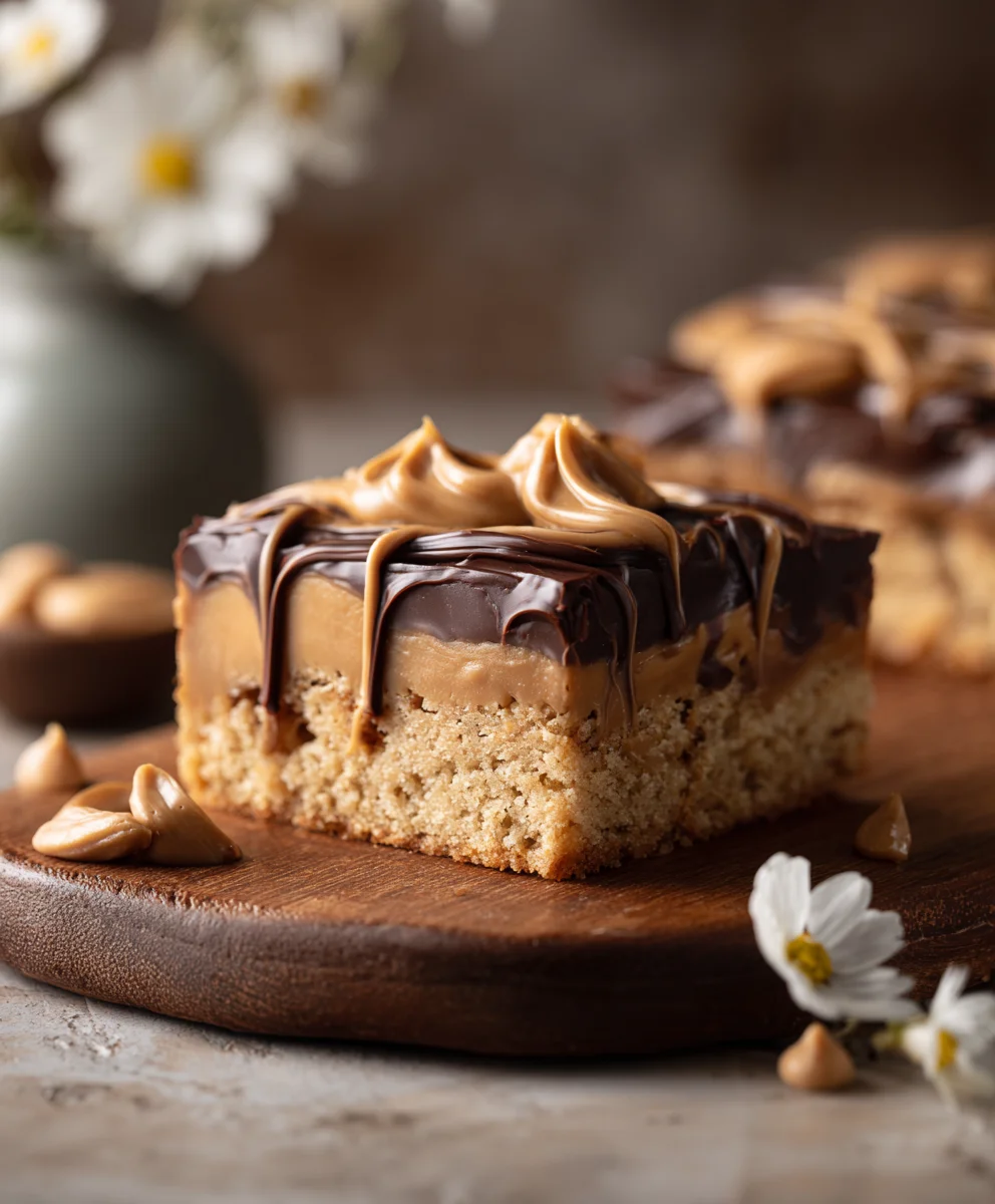 Easy Peanut Butter Sheet Cake Recipe: Delicious Dessert