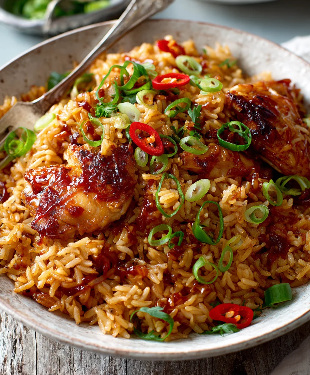 Honey BBQ Chicken Rice Recipe: Easy & Flavorful Meal