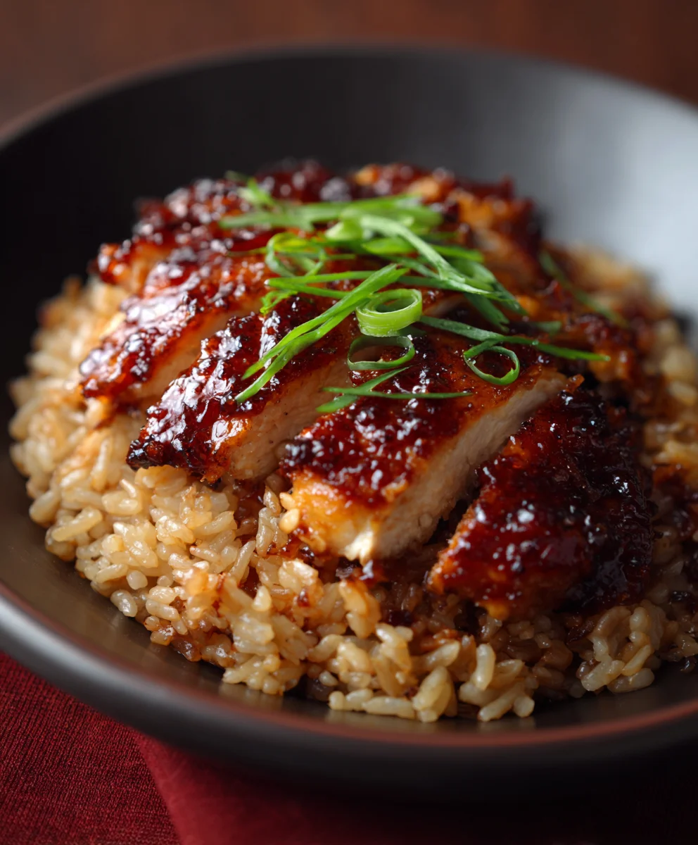 Honey BBQ Chicken Rice Recipe: Easy & Flavorful Meal