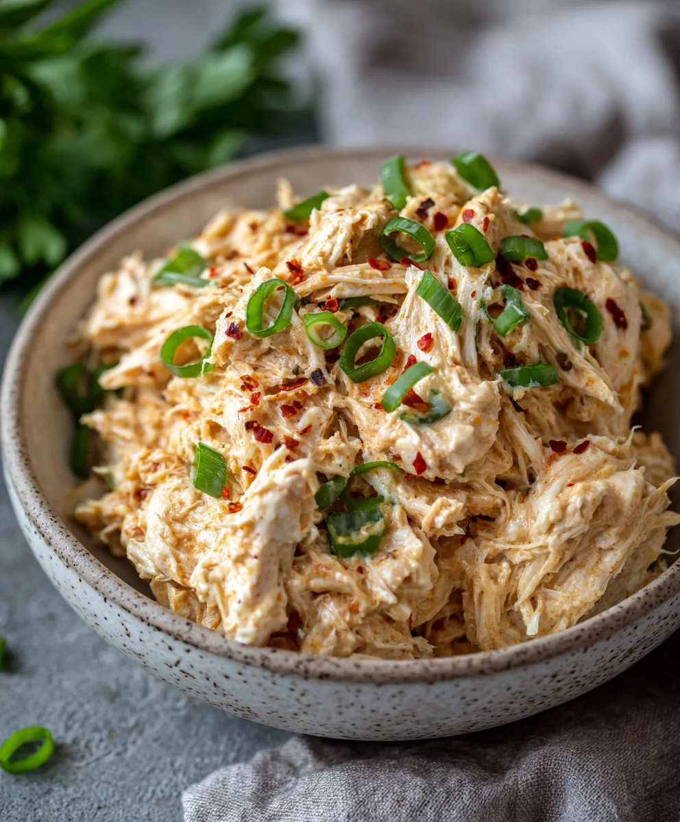 Simple Crockpot Crack Chicken with Beef Bacon & Ranch