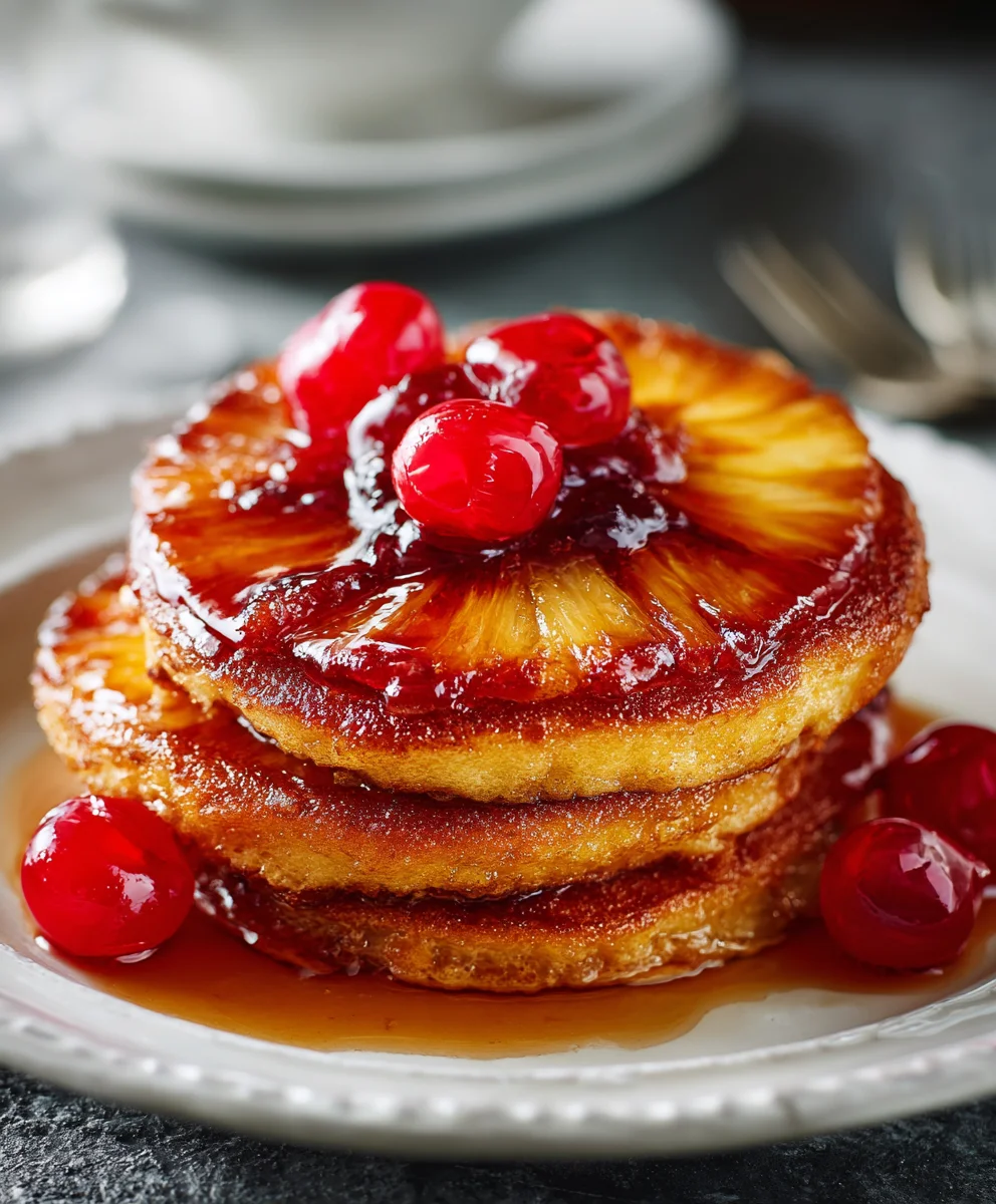 Pineapple Upside Down Pancakes: Sweet Tropical Breakfast