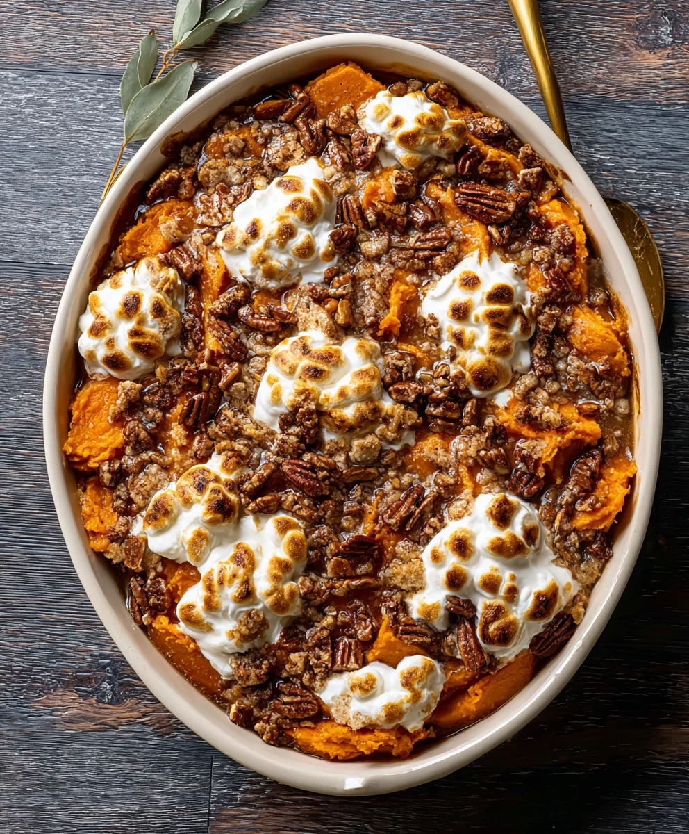 Delicious Southern Maple Sweet Potato Casserole Recipe