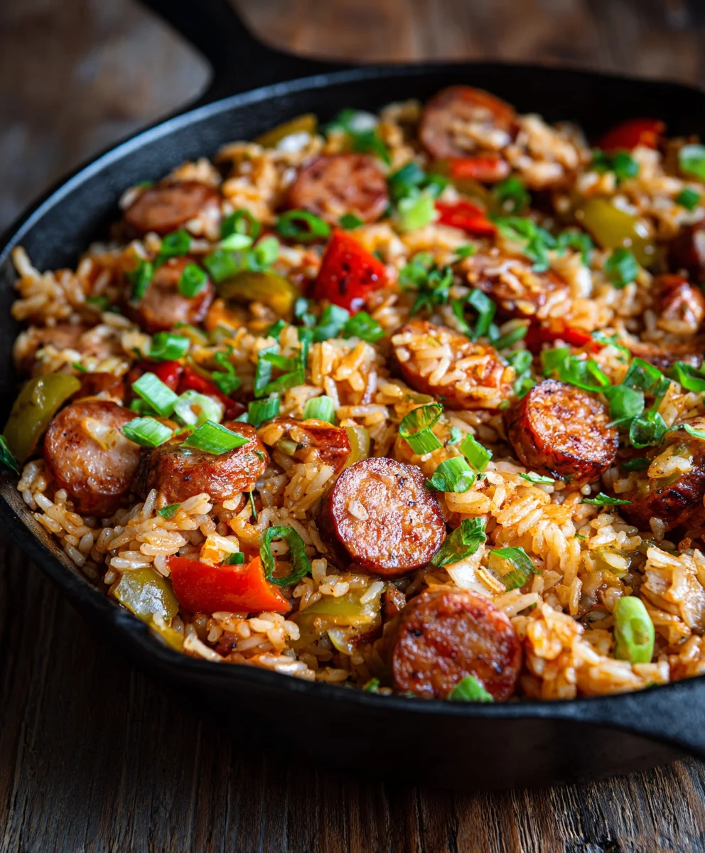 Easy Cajun Beef & Rice Skillet - Flavorful One-Pan Meal!