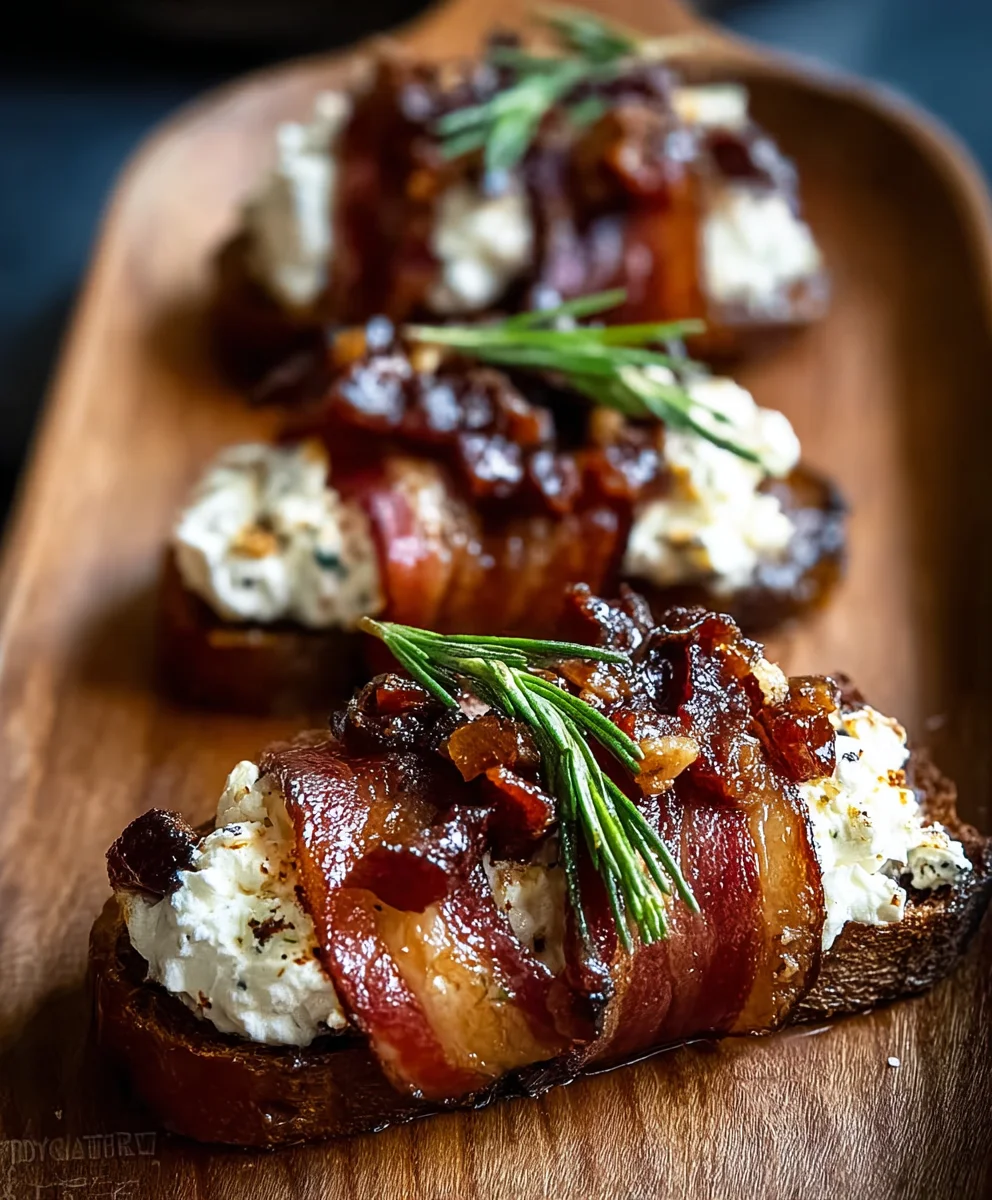 Goat Cheese Beef Bacon Dates Appetizer – Sweet & Savory!