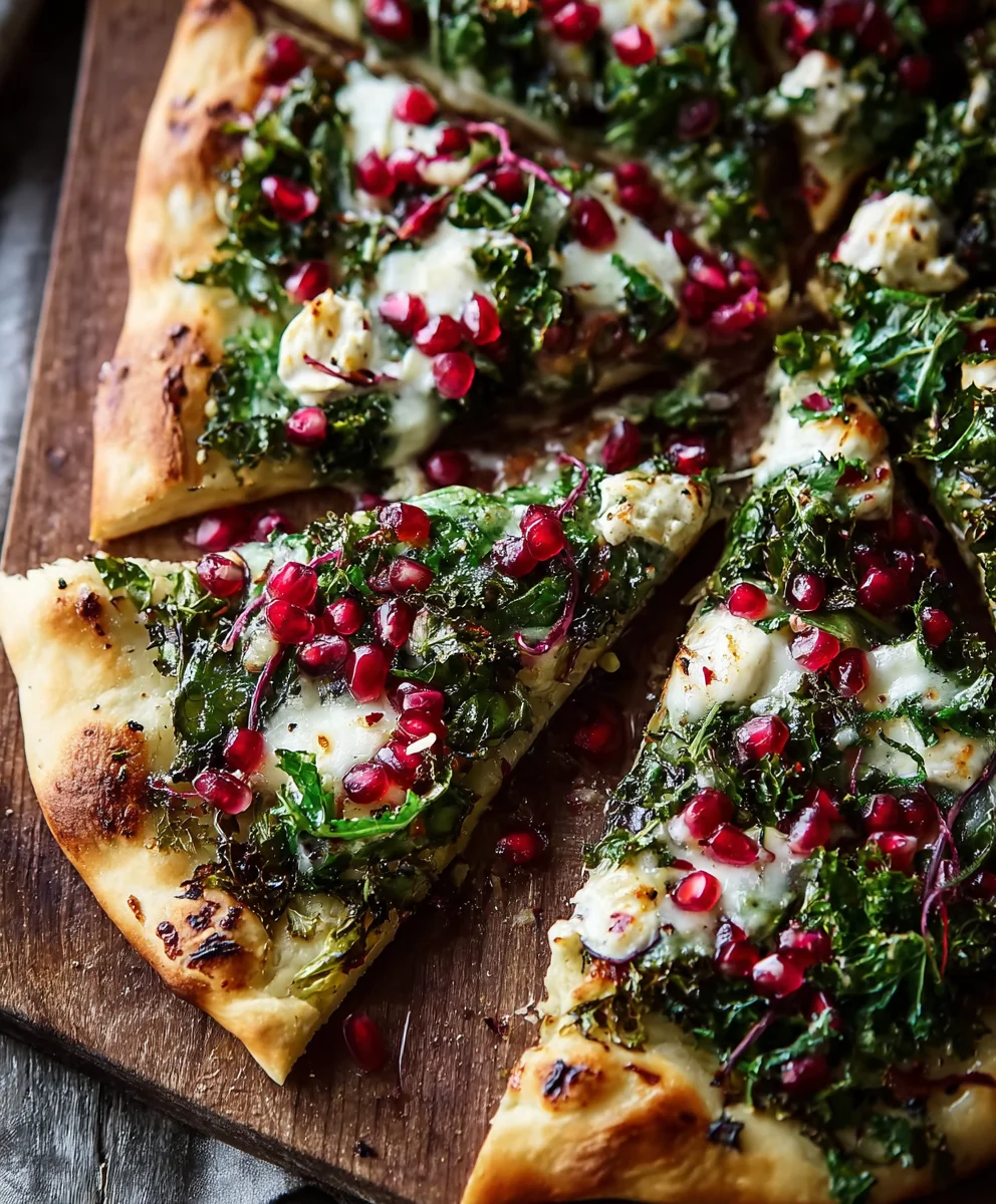 Winter Greens & Pomegranate Pizza: Fresh, Vibrant Recipe!